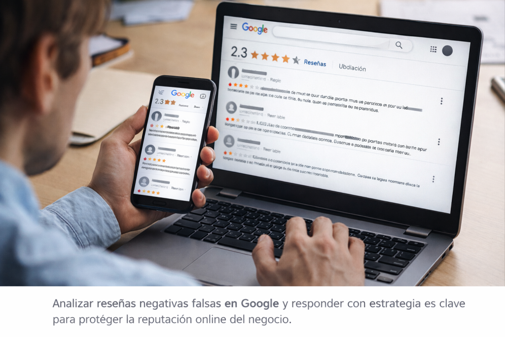 como responder a reseñas falsas en google maps 