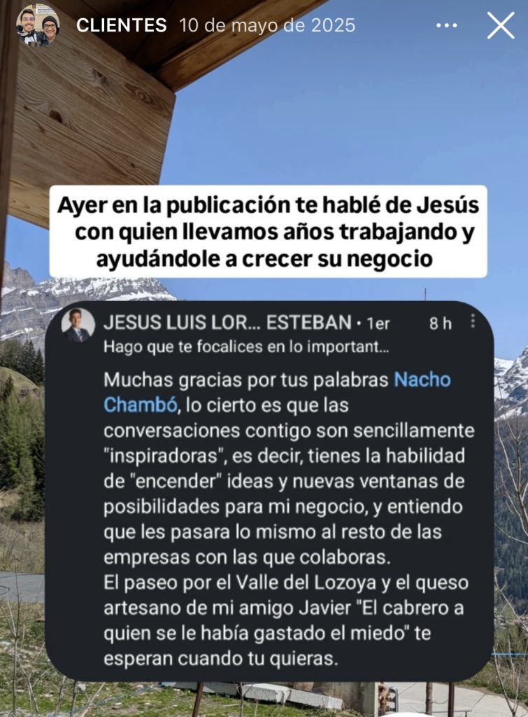 Crecimiento de un cliente de un negocio local en Valencia 