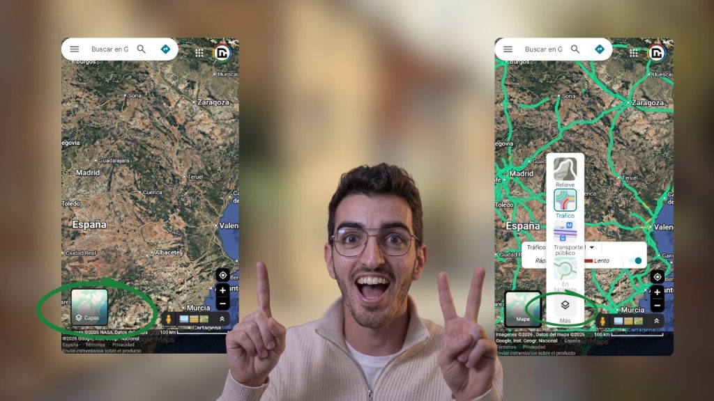 Incendios en Google Maps